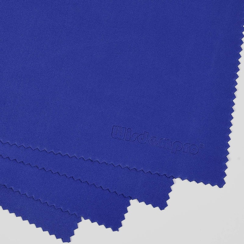 Wisdompro Extra Large 4-Pack Microfiber Cleaning Cloth For Laptop, LCD TV, Computer Screen, Monitor, Tablet, Camera Lens, Glass, Lenses, Phone, iPhone, iPad, other Delicate Surface - Blue (16x16 Inch) - Image 5